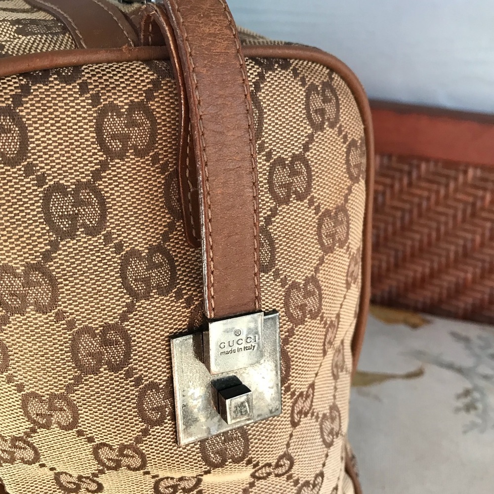 Gucci GG Canvas Boston/Weekender Bag - Picture 5 of 16